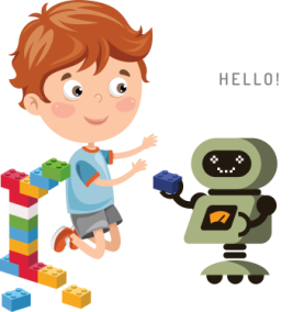 robot Robotyka w English Time - nauka języka angielskiego